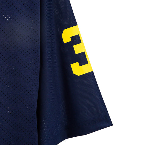 Thisisneverthat Mesh Football Jersey Navy TN241WTOSP01 Degli Uberti